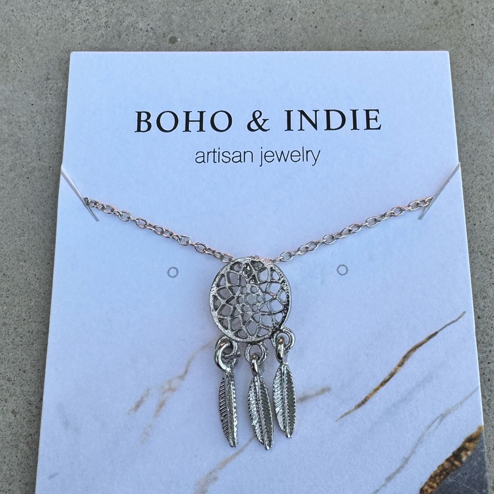 Boho & Indie Dreamcatcher Necklace